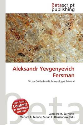 Cover of Aleksandr Yevgenyevich Fersman