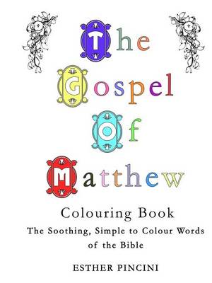 Book cover for The Gospel of Matthew Colouring Book