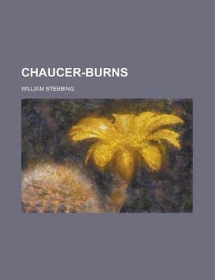 Book cover for Chaucer-Burns