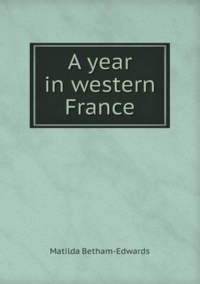 Book cover for A year in western France