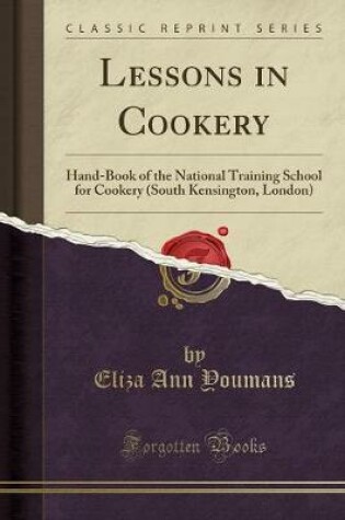 Cover of Lessons in Cookery