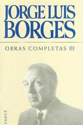 Cover of Obras Completas III