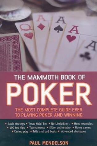 Cover of The Mammoth Book of Poker