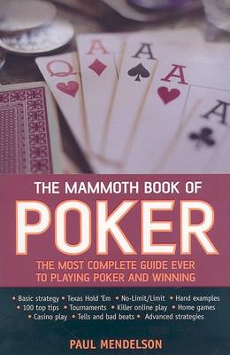 Cover of The Mammoth Book of Poker