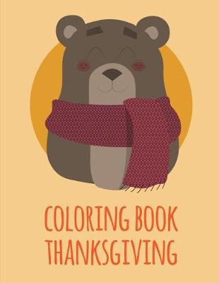 Cover of coloring book thanksgiving
