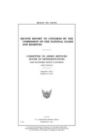 Cover of Second report to Congress by the Commission on the National Guard and Reserves