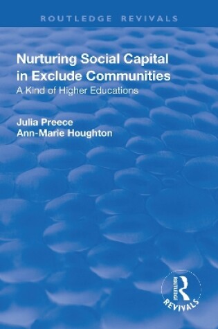 Cover of Nurturing Social Capital in Excluded Communities