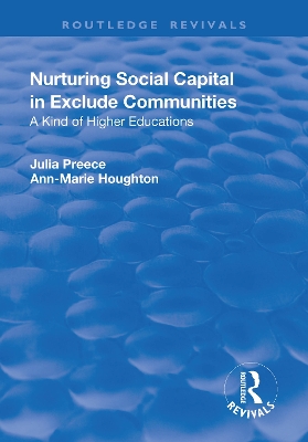 Cover of Nurturing Social Capital in Excluded Communities