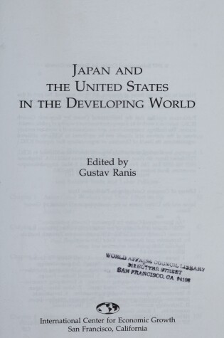 Cover of Japan and the United States in the Developing World