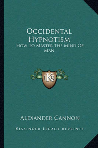 Cover of Occidental Hypnotism