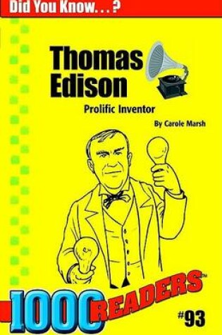 Cover of Thomas Edison