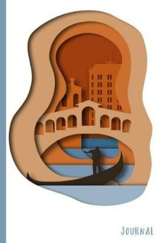 Cover of Paper Cutout The Canals of Venice Journal