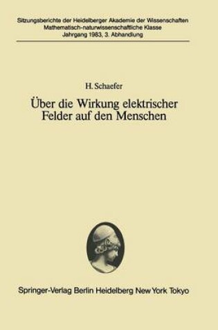 Cover of Über die Wirkung elektrischer Felder auf den Menschen