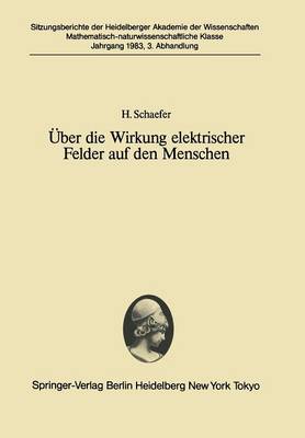 Book cover for Über die Wirkung elektrischer Felder auf den Menschen