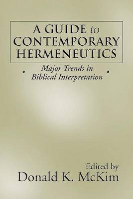 Book cover for A Guide to Contemporary Hermeneutics