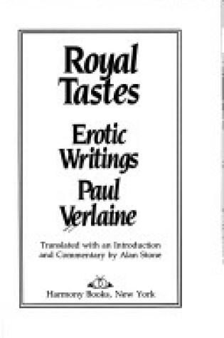 Cover of Royal Tastes