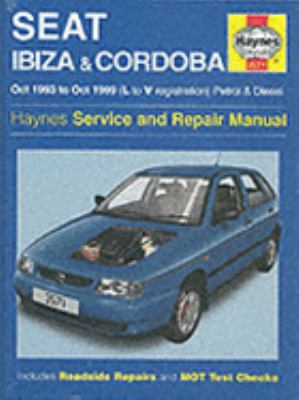 Cover of Seat Ibiza and Cordoba (1993-99) Service and Repair Manual