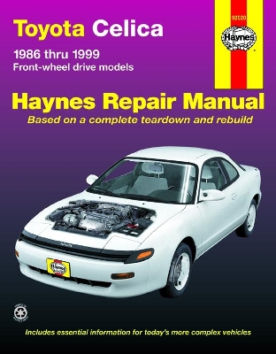 Book cover for Toyota Celica FWD (1986-1999)Haynes Repair Manual (USA)