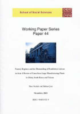 Cover of Factory Regimes and the Dismantling of Established Labour in Asia