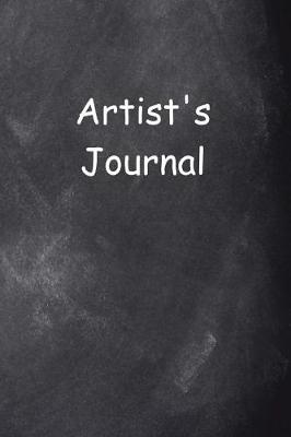 Cover of Artist's Journal Chalkboard Design