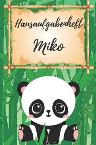 Cover of Hausaufgabenheft Miko