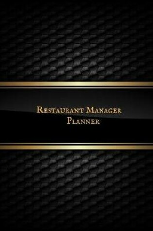 Cover of Restaurant Manager Planner