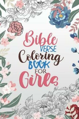 Cover of Bible Verse Coloring Book for Girls