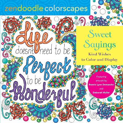 Book cover for Zendoodle Colorscapes: Sweet Sayings