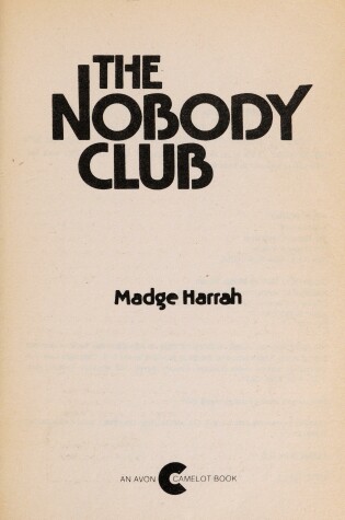 Cover of The Nobody Club