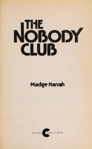 Book cover for The Nobody Club