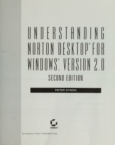 Book cover for Understanding Norton Desktop for Windows Version 2.0