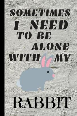 Book cover for Sometimes I Need To Be Alone With My Rabbit