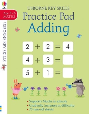 Book cover for Adding Practice Pad 5-6