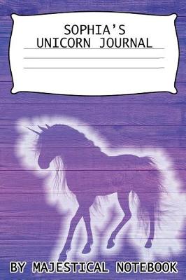 Book cover for Sophia's Unicorn Journal