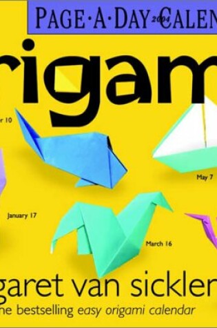Cover of Origami Page-a-Day 2004