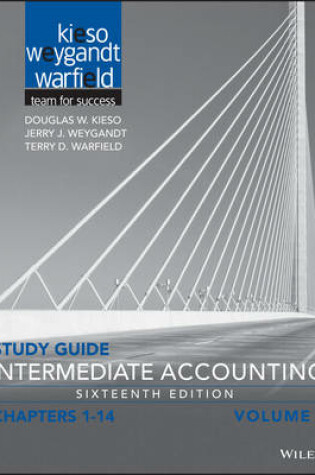 Cover of Study Guide Intermediate Accounting, Volume 1