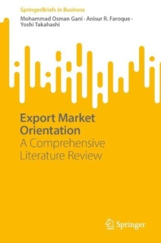 Cover of Export Market Orientation