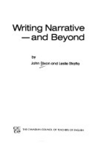 Cover of Writing Narrative and beyond