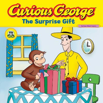 Book cover for Curious George the Surprise Gift