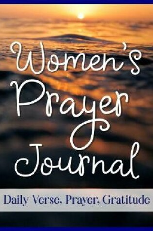 Cover of Women's Prayer Journal Daily Verse, Prayer, Gratitude
