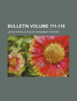 Book cover for Bulletin Volume 111-118