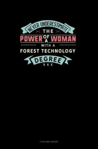 Cover of Never Underestimate The Power Of A Woman With A Forest Technology Degree