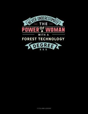 Book cover for Never Underestimate The Power Of A Woman With A Forest Technology Degree