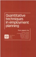 Book cover for Quantitative Techniques in Employment Planning