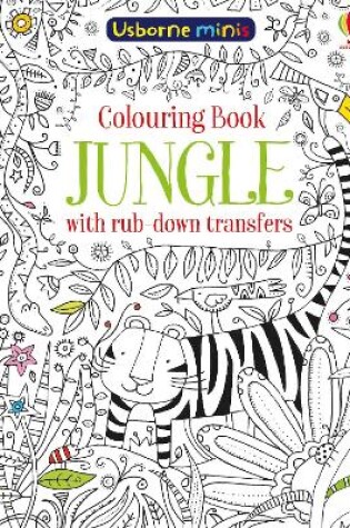 Cover of Colouring Book Jungle with Rub Downs