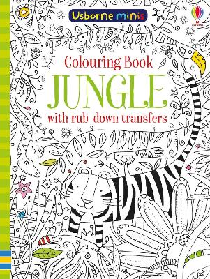 Book cover for Colouring Book Jungle with Rub Downs