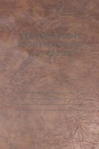 Cover of Leather Print Storyboarding Notebook