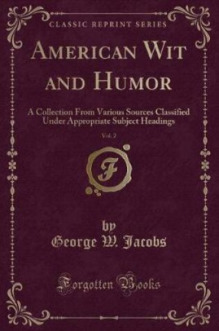 Cover of American Wit and Humor, Vol. 2