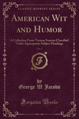 Book cover for American Wit and Humor, Vol. 2
