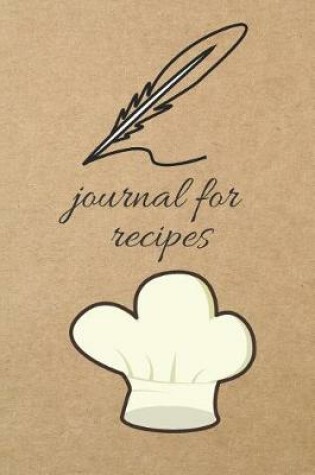 Cover of Journal for Recipes